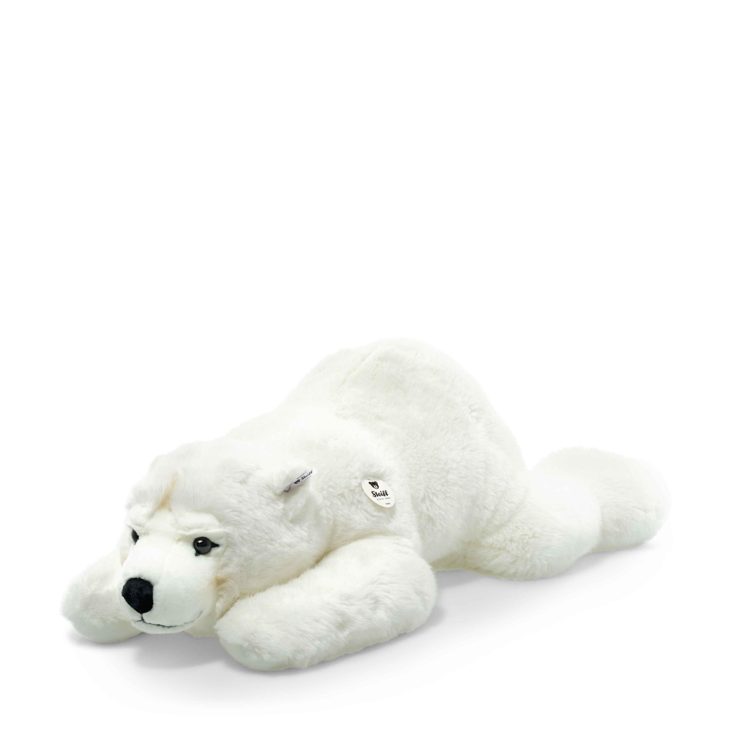 Steiff Kuscheltier Arco Eisbär, Süßes Stofftier mit Kunststoffaugen, Kinder, Jungen & Mädchen, Plüschtier 90 cm, Weiß, 115134