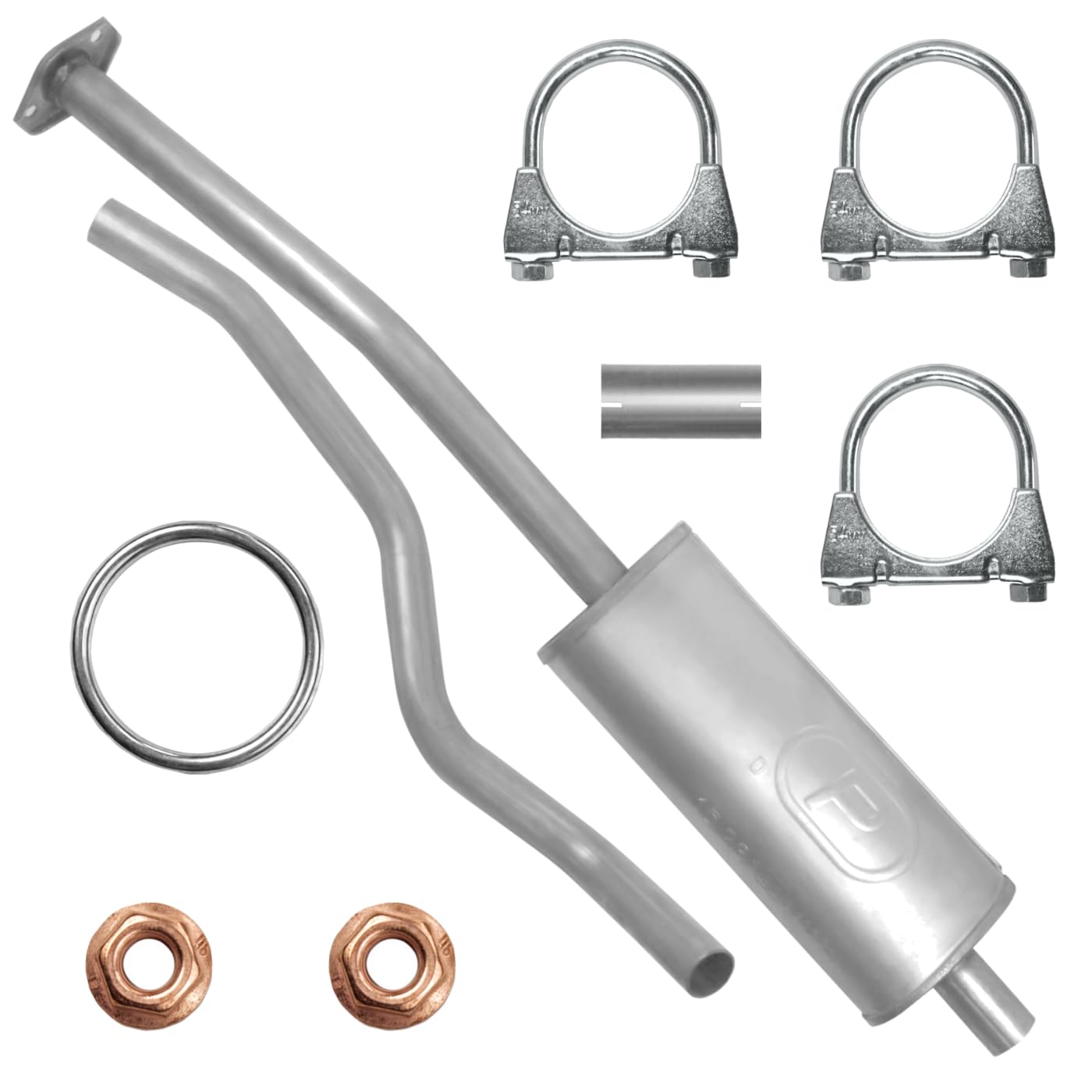 POLMOstrow Auspuff Mitteltopf für Nissan Micra 3 III K12 1.2 1.4 Fließheck, Cabrio 2005-12.2010
