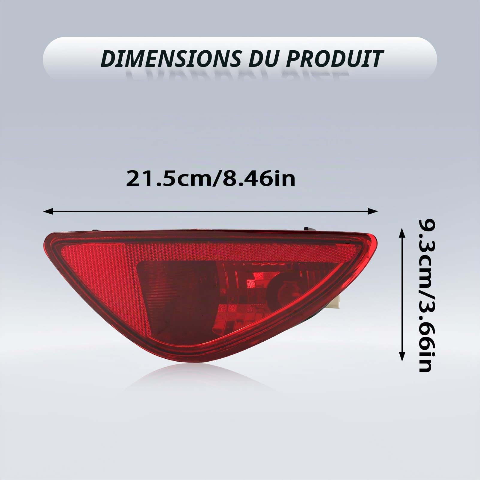 Feux Antibrouillard Arrière Droit et Gauche Clio III 2005-2014 | Remplace les Références 8200776054 et 8200776055