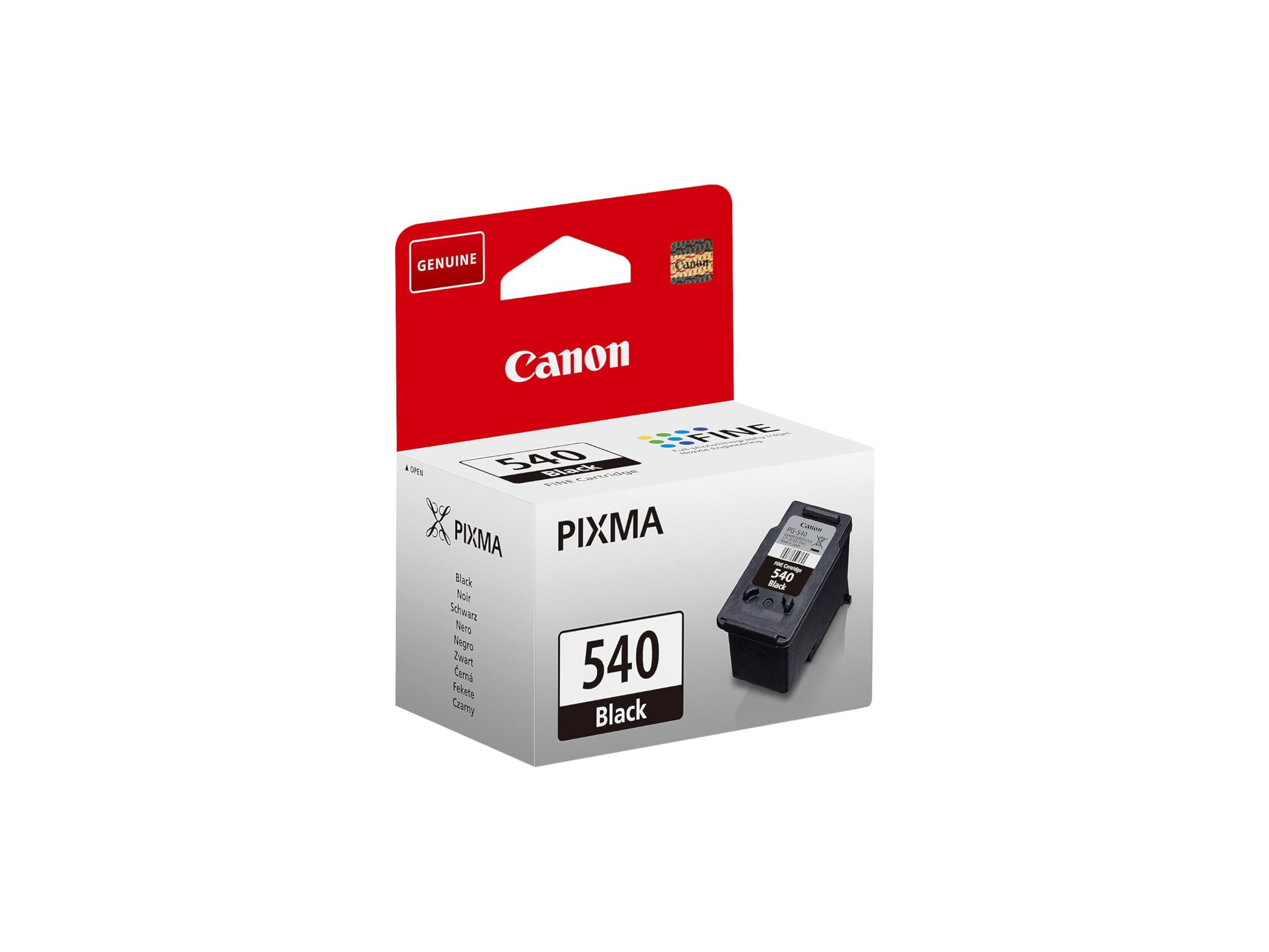 Canon PG-540 Black Cartridge (Carton Packaging)