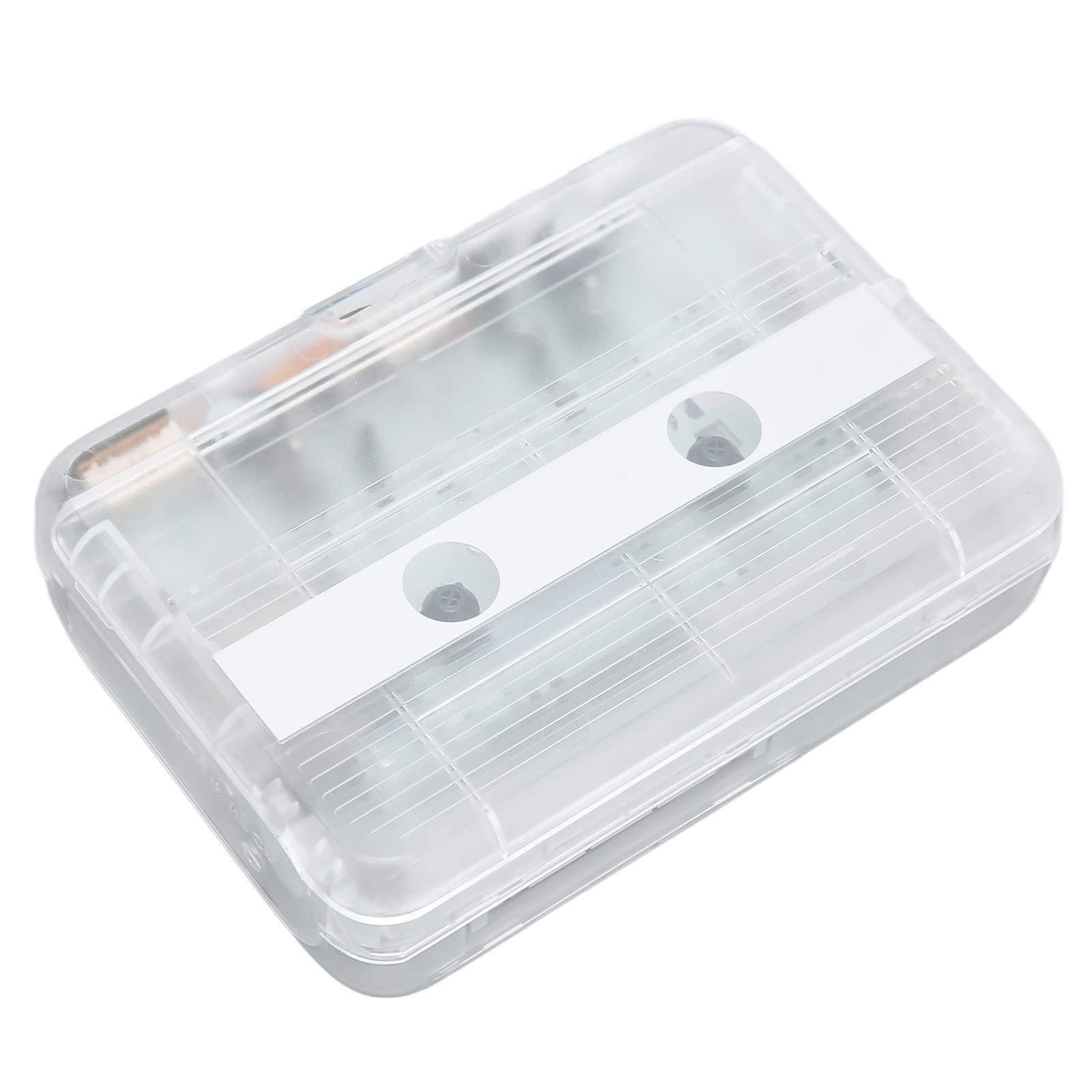 Fabater TON007B Lettore di Cassette Bluetooth con Cuffie Lettore di Cassette Stereo con Inversione Automatica, Ricevitore Trasmettitore Wireless Bluetooth 5.0 Portatile, Radio FM Jack da 3,5 Mm, 2