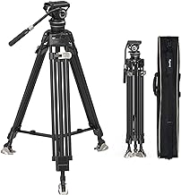 SmallRig AD-100 FreeBlazer Heavy-Duty Carbon Fiber Tripod System, 78