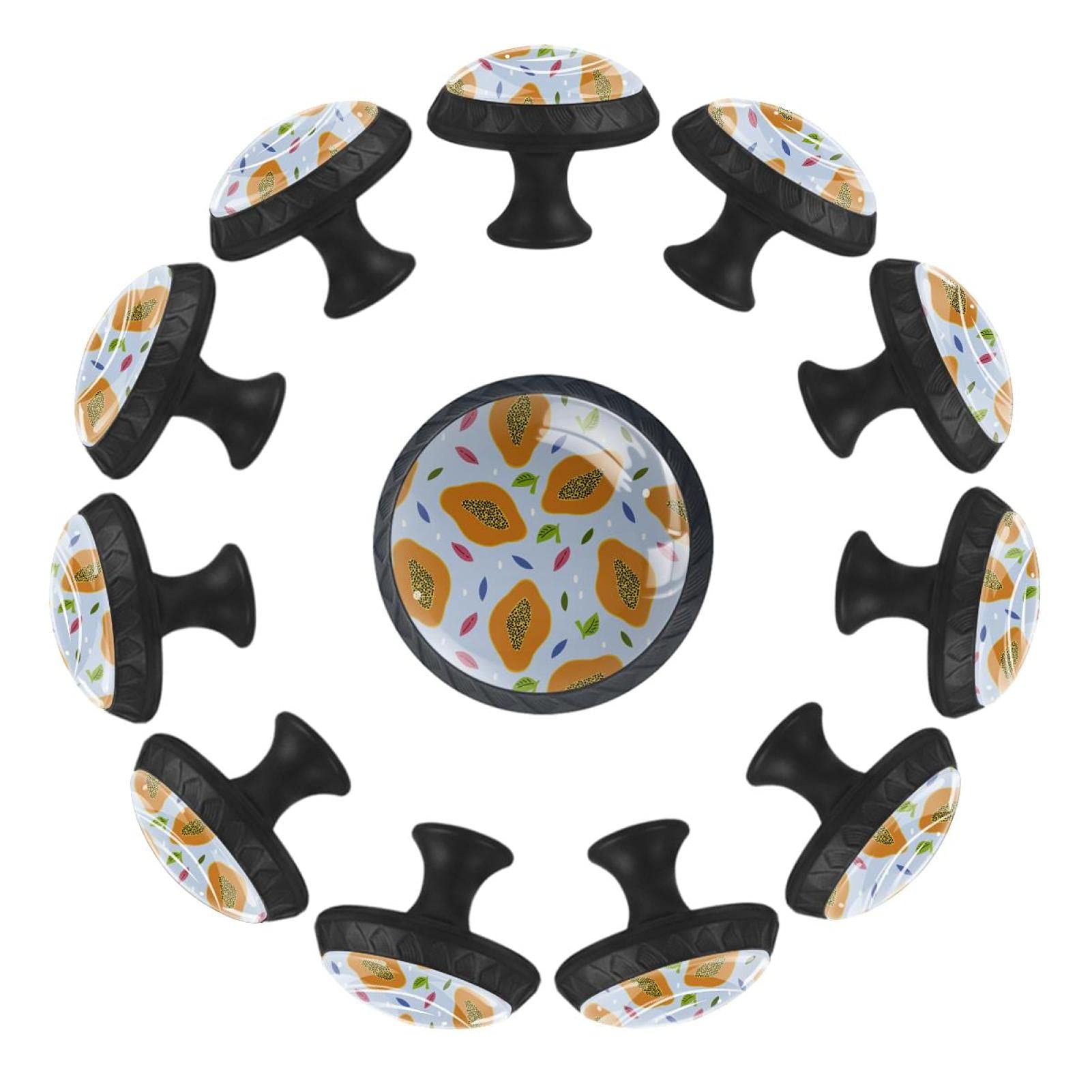 Boutons de tiroir papaye 35mm poignées de meuble pour commode crèche et chambre
