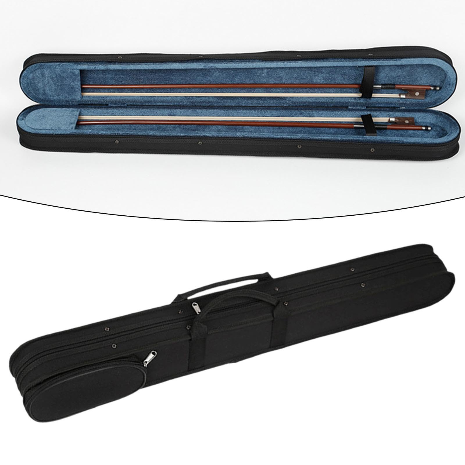 Práctica bolsa para de violín,hecha de materiales,Negro,84x10x7cm
