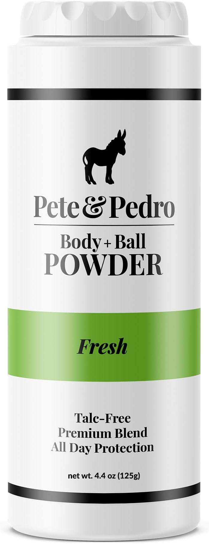 BODY & BALL POWDER (Fresh Scent), Talc-Free Men’s Body Powder Deodorant for Men, Sweat Absorbs Blocks Odor, Hygiene for Groin Area, Ideal For Gym & Daily Use | Seen on Shark Tank, 4.4 oz