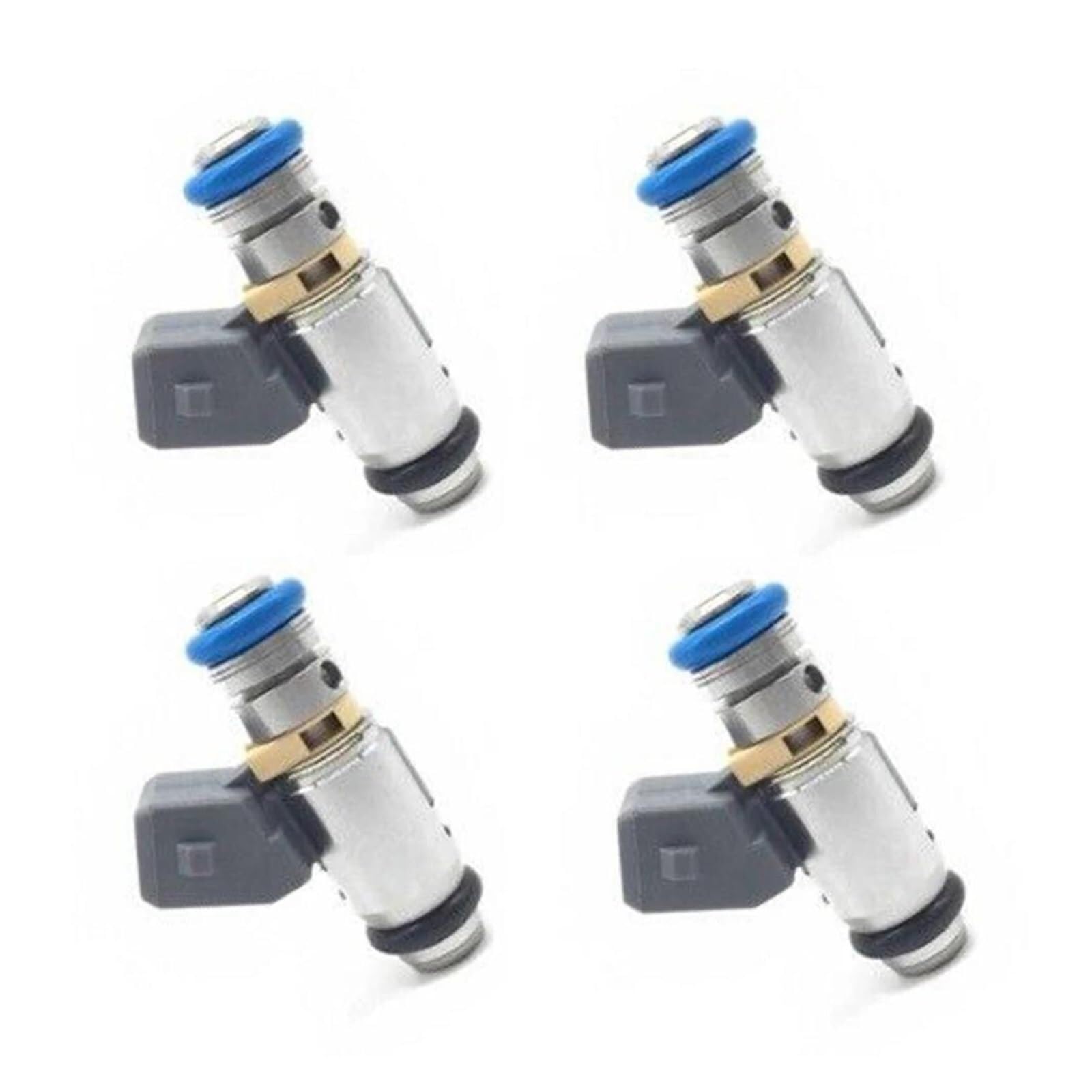 Nvcphgedek One Color Petrol Fuel Injector For Kangoo 8201036397 4Pcs Car Fuel Injector
