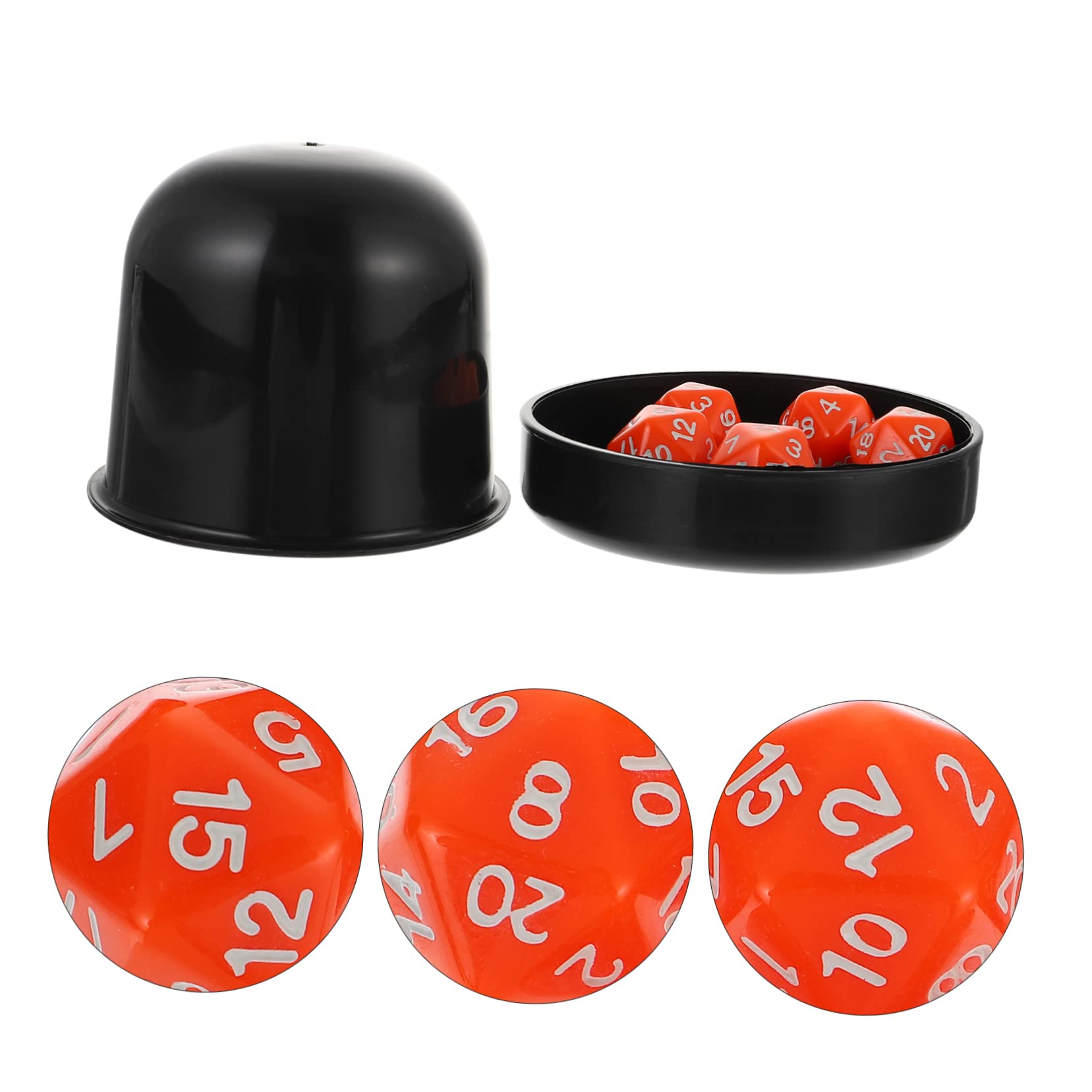Abaodam 5 Set Di Giochi Da Tavolo In Acrilico Con Tazze Di Dadi