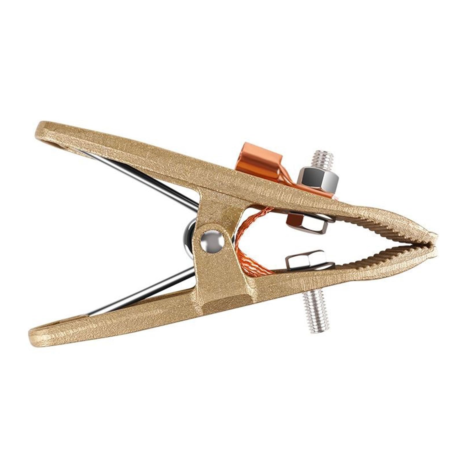 Nmflab 500A A Shape Ground Welding Earth Clamp Electrode Holder For/Cutting/Electrical Transaction Cable Holder Multipurpose Ground