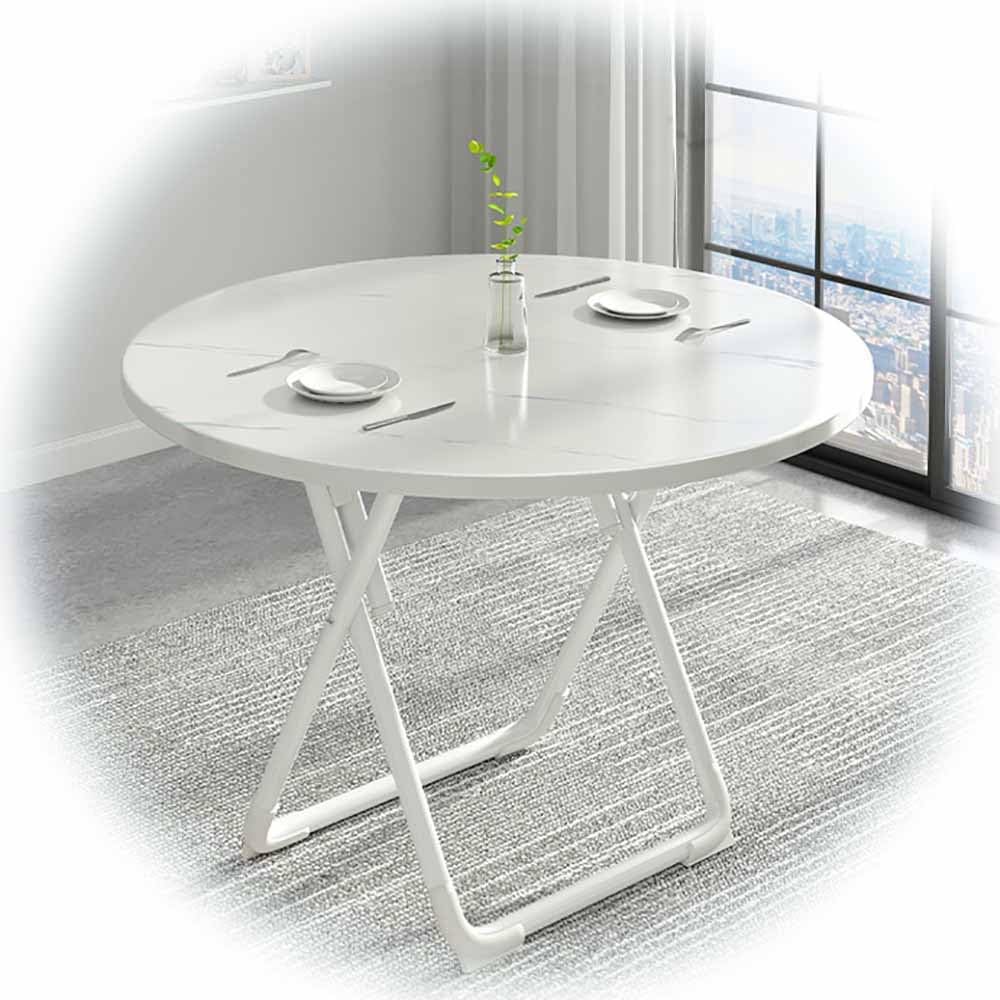 Table basse de jardin bistrot ronde et pliable pour vos instants café au balcon