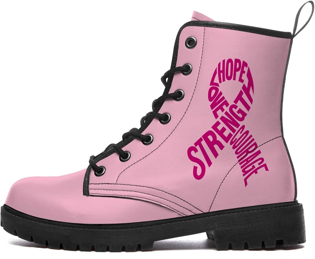 Pink ribbon boots Clearance