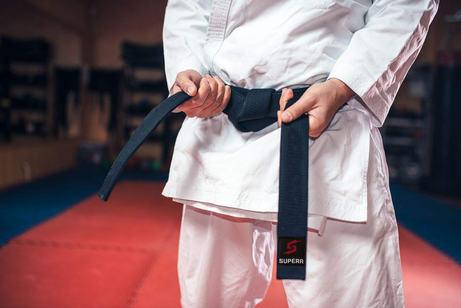 SUPERA Kampfsport Gürtel Längen. Karate Gürtel aus extra dickem Stoff. Taekwondo Gürtel für Kinder und Erwachsene - Budogürtel - 3