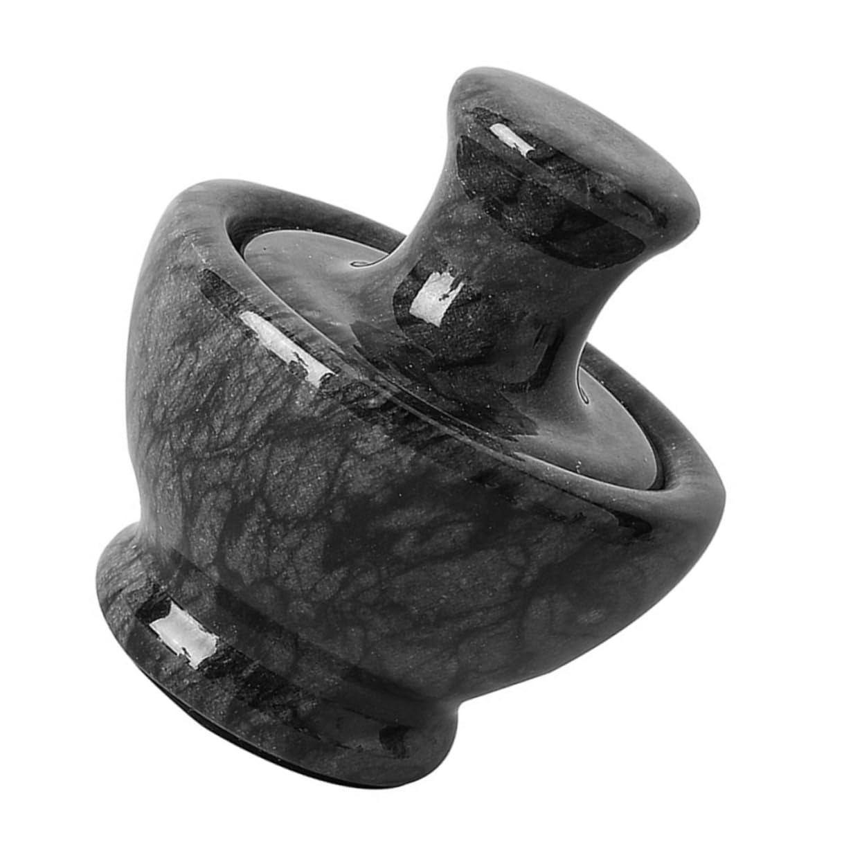 Ergonomic Pestle Marble Mortar and Pestle Set for Grinding Spices Herbs and Medicines Kitchen Tool