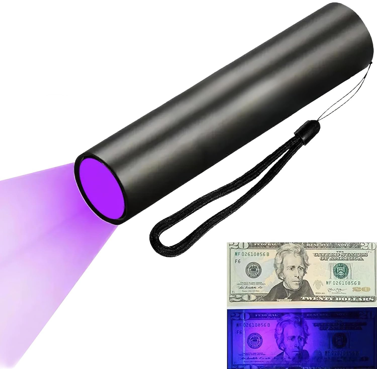 Suicune UV Flashlight Black Lights Wood’s Lamp Powerful Mini Portable, LED 365nm USB Rechargeable Ultraviolet Blacklight Flashlights, Pet Urine Detector Light for uv Resin Curing-image-7