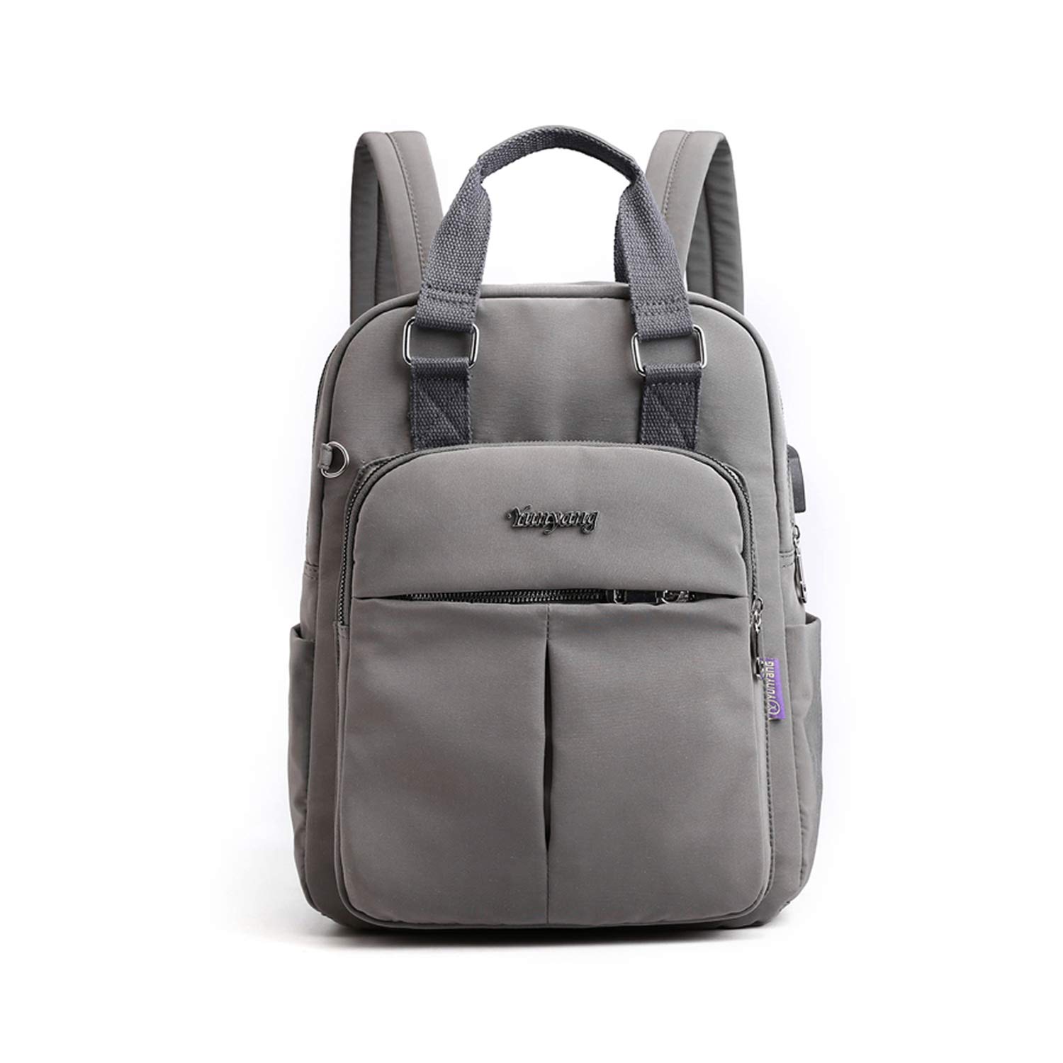 FANDARE Zaini Casual Laptop Borsetta Zainetto Cartelle Donna Zaino Scuola con USB Adolescente Borse a Zaino Ragazza Zainetti Daypacks per All'aperto Viaggio Shopping Impermeabile Nylon