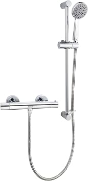 Bristan ZI SHXSMCTFF C Zing Cool Touch Bar Shower with Single Mode Kit & Fast Fit Connections, Silver
