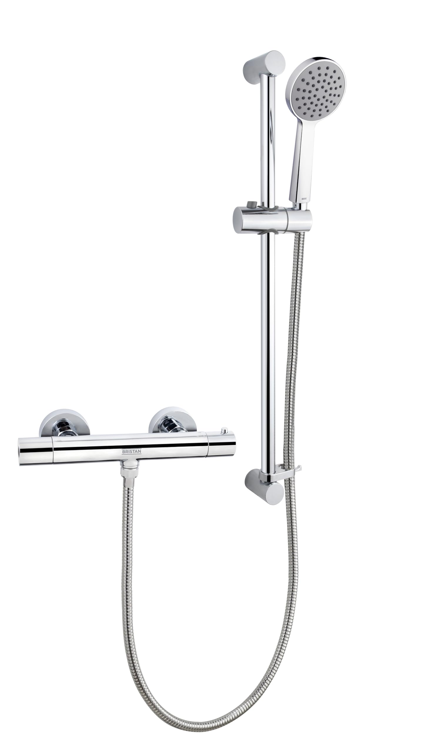 Bristan Zing Thermostatic Bar Shower With Fast Fit Connection  ZI SHXSMCTFF C
