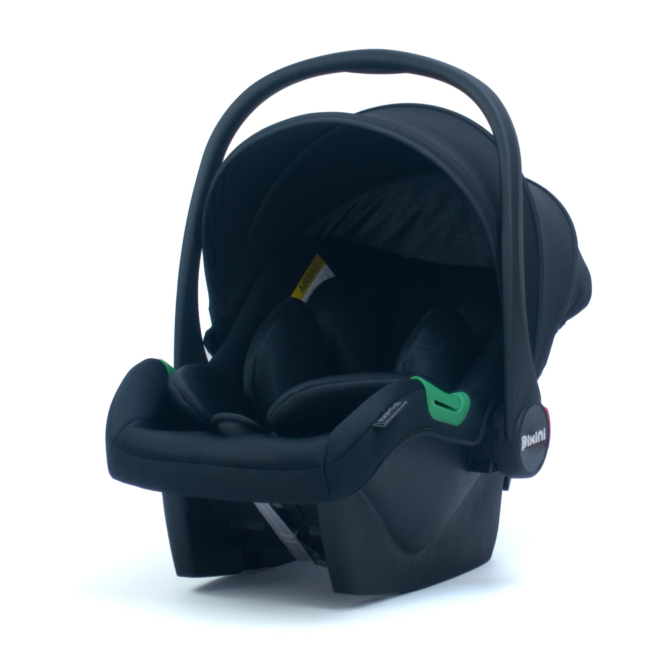 Silla de paseo Pixini Kalani 3 en 1, Trío, Niño, Silla de coche, Accesorios (oro/oxford negro)