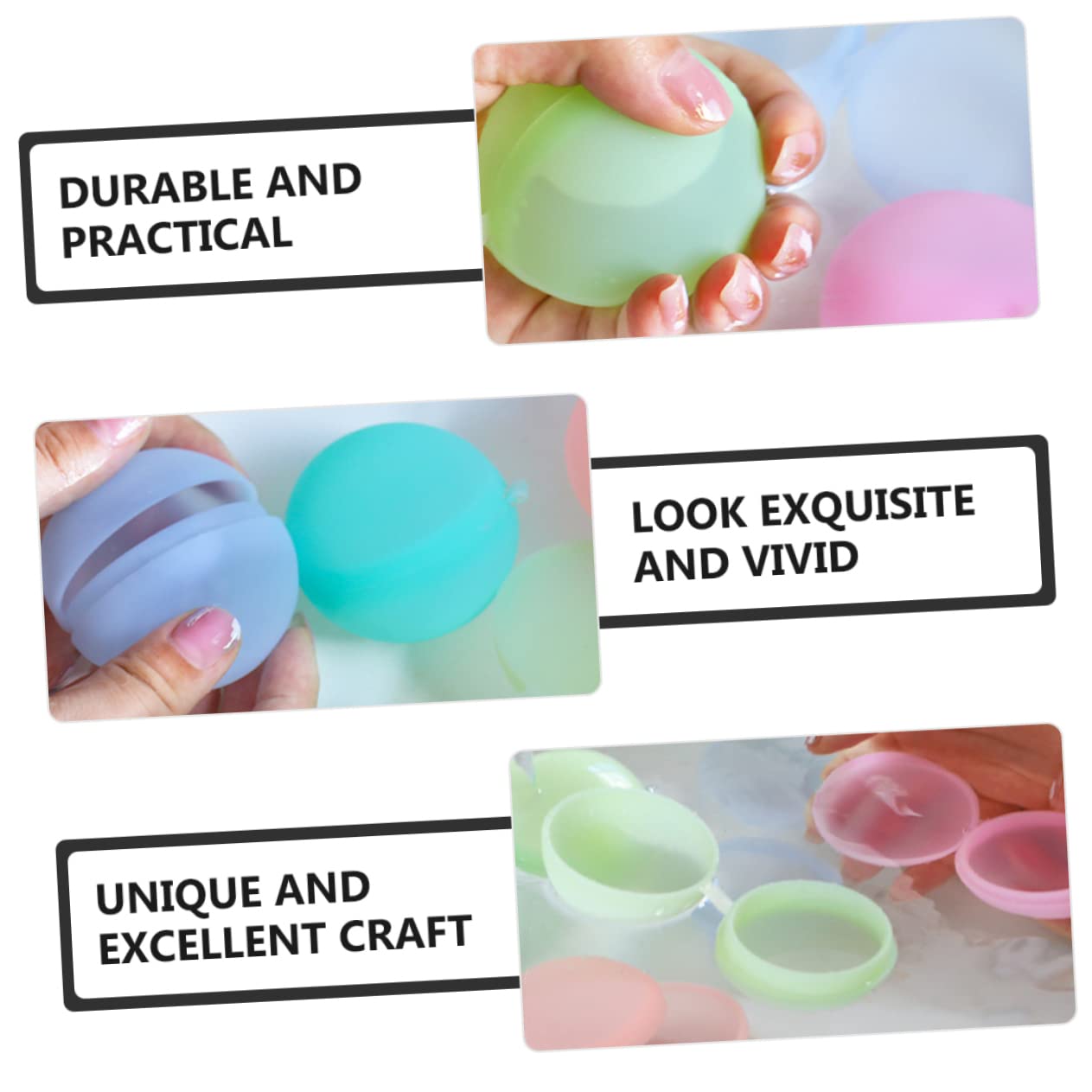 KONTONTY 10pcs Portable for Safe Lightweight for Summer Fun for Pool Parties and