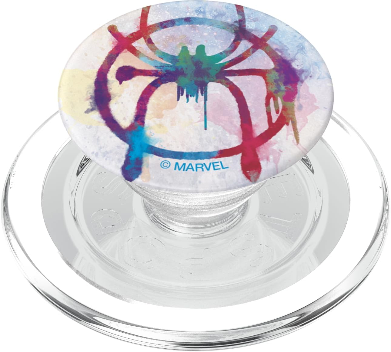 Marvel Spider-Man Into the Spider-Verse Watercolor Icon PopSockets PopWallet for MagSafe