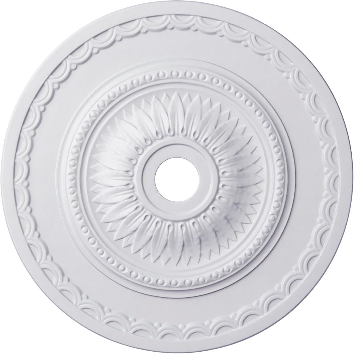 Sunflower 29.5" H x 29 1/2" W x 1.63" D Ceiling Medallion