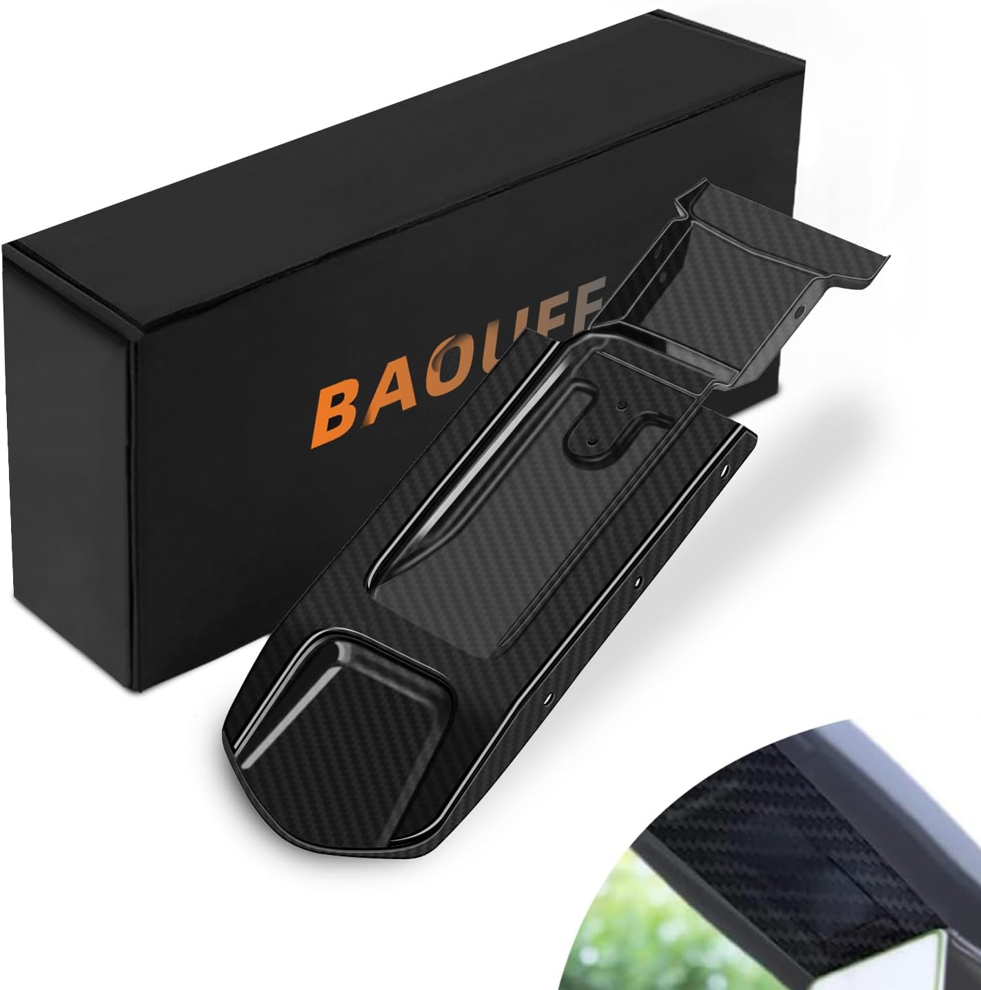 Real Carbon Fiber Rear Fender Inner Plate for Surron Light Bee,Rear Mudguard Mud Guards Seat Fender for Sur Ron Dirt Bike Light Bee S/Light Bee X
