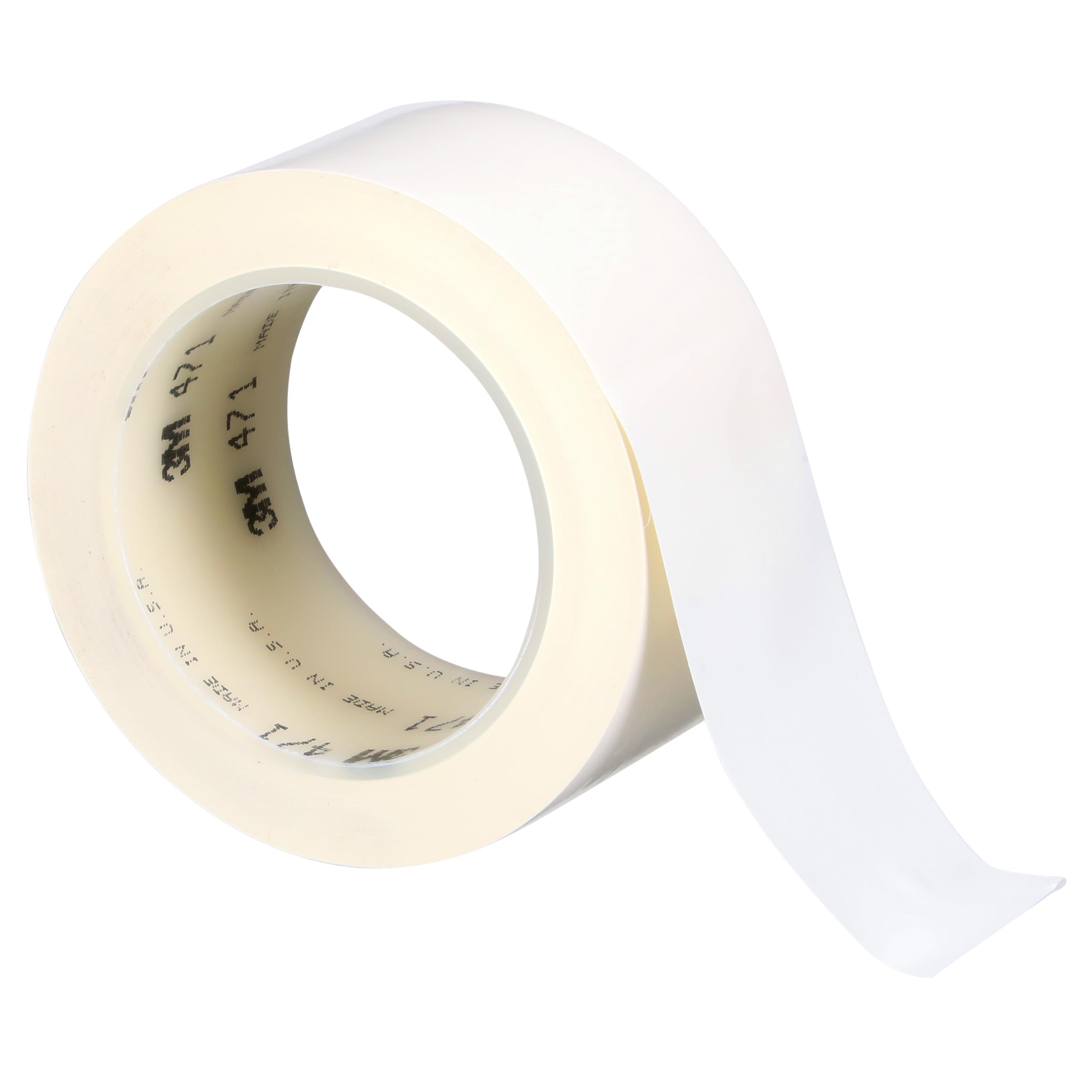 3M Vinyl Tape 471 White, 2 in x 36 yd, Conveniently Packaged (Pack