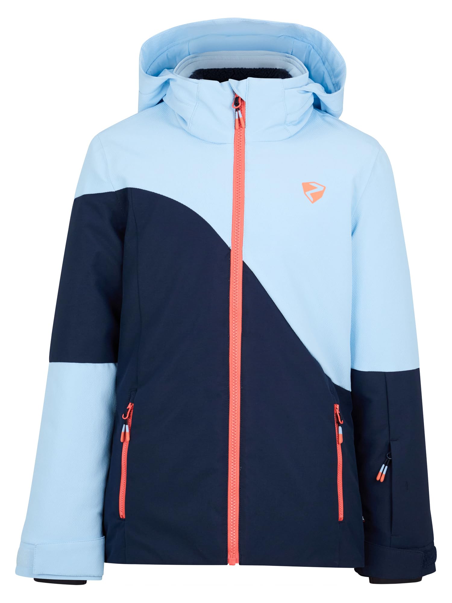 Ziener Mädchen Avine-z Ski-Jacke/Winterjacke | warm, atmungsaktiv, wasserdicht (1er Pack)