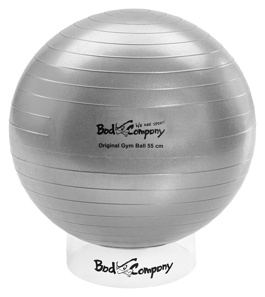 Bad Company Apilador para pelotas de gimnasia a partir de 45 cm, ayuda de apilamiento transparente para pelotas de fitness individualmente o como set