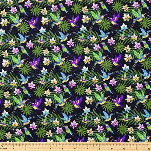 Miniatura 2 de KoolSwitch Tela de The Yard 58 pulgadas x 1 yarda Tela decorativa para coser acolchados, ropa, manualidades, decoración del hogar (patrón de