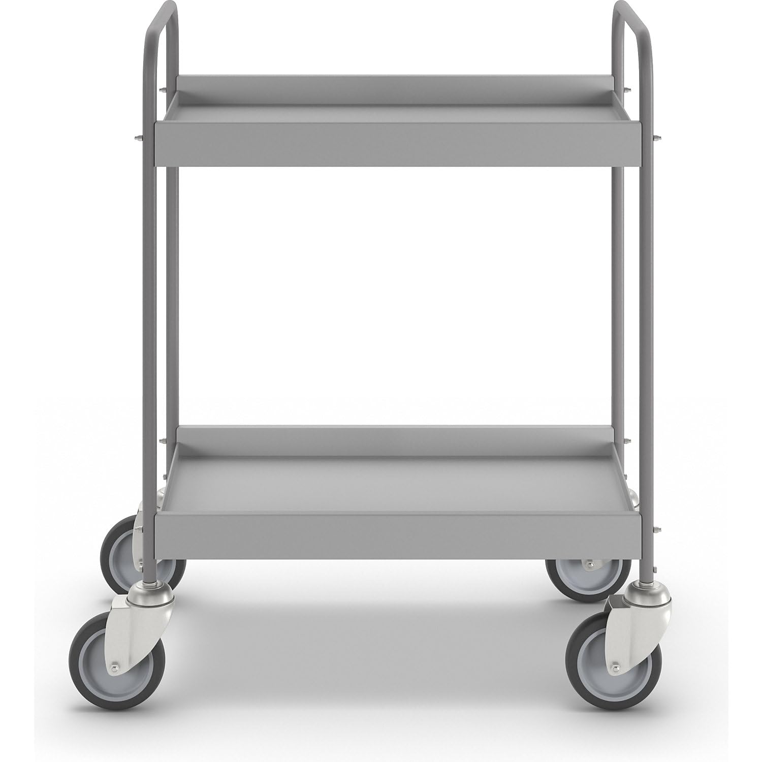 eurokraft | Chariot à Plateaux | 4 roulettes pivotantes | Ø roulettes 125 mm