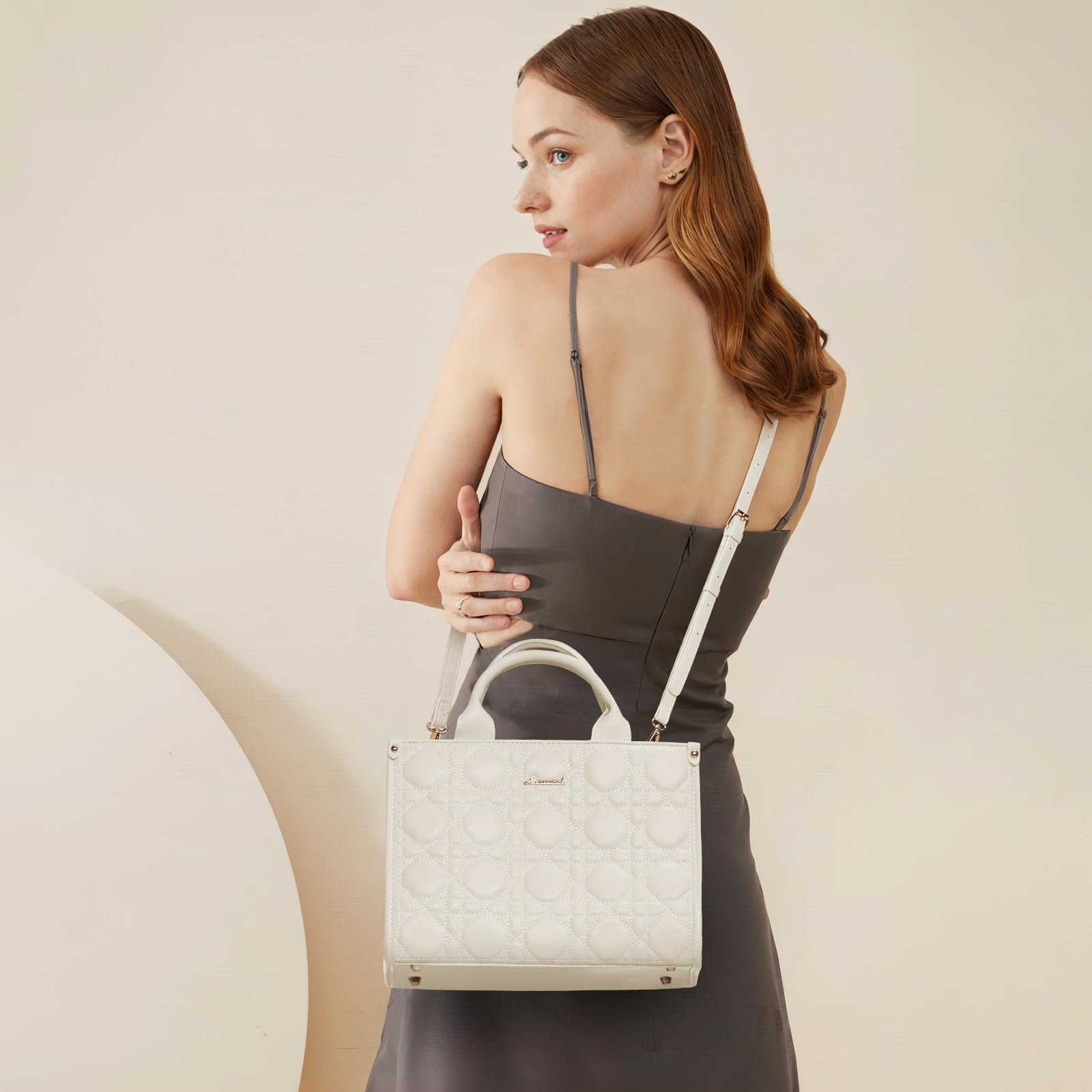 LOVEVOOK Purses and Handbags for Women, Handbags Shoulder Bags Black Purses and PU Leather Top Handles for Lady