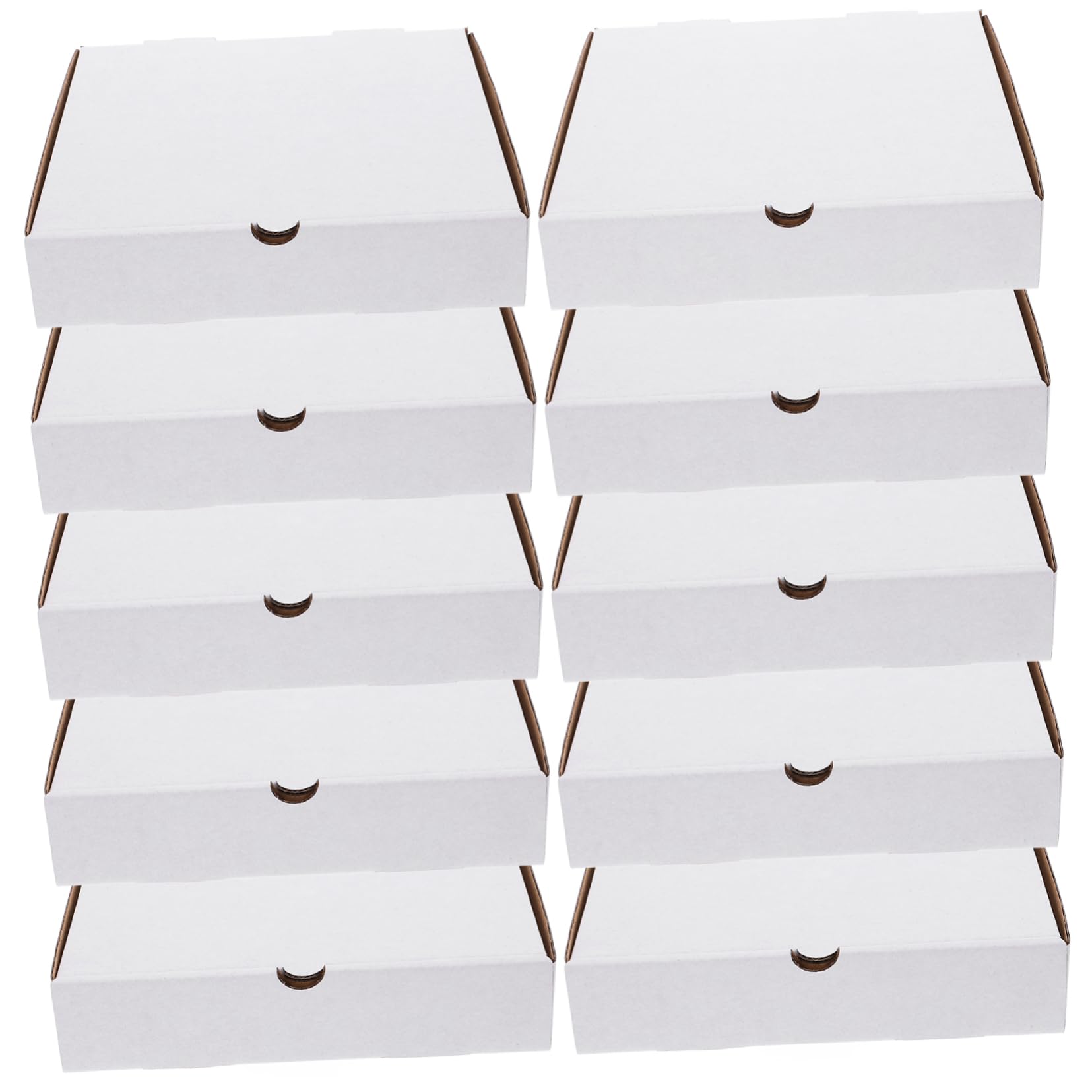 Cajas de Pizza de Color Claro 30 Piezas de Papel Kraft Corrugado