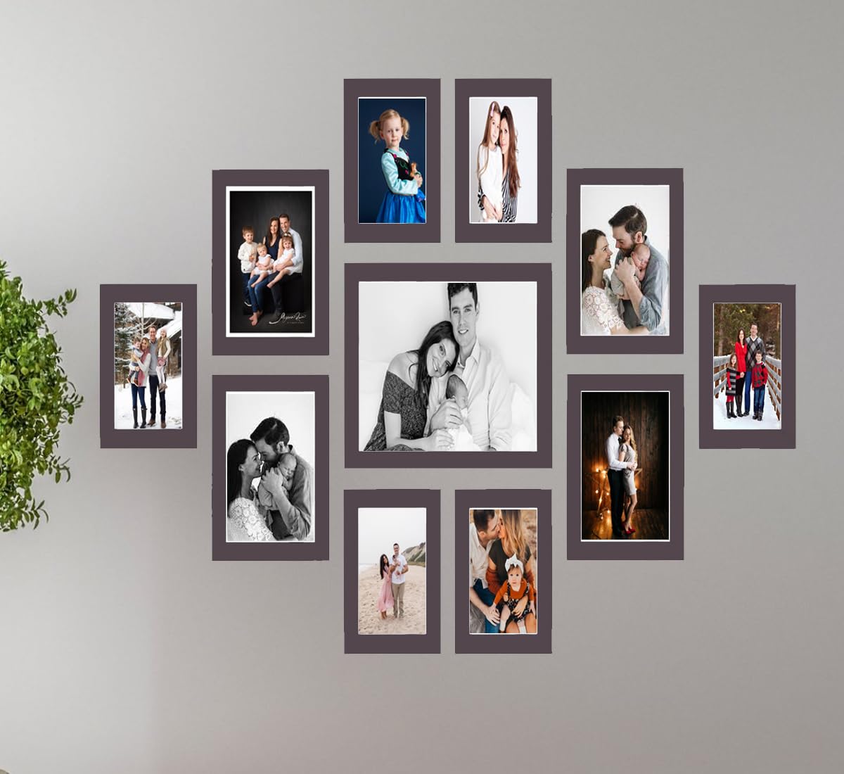 Stuthi Arts Glass Wall Photo Frame (11 Photo(s) wood) (Brown) (B0DHCYGQ5N) Amazon Price History, Amazon Price Tracker