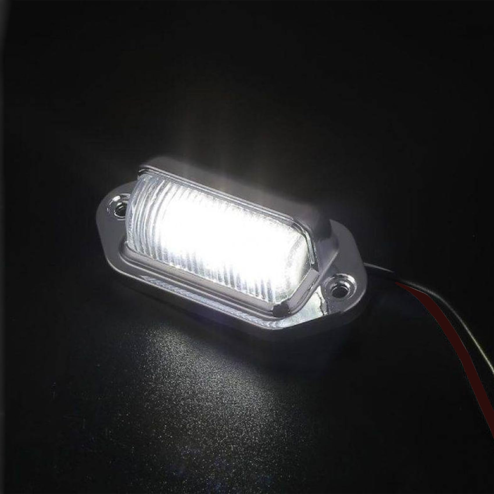 2 Luci Targa LED Impermeabili 12V-24V - Per Auto, SUV, Camper, Barche E Rimorchi - Foto 7