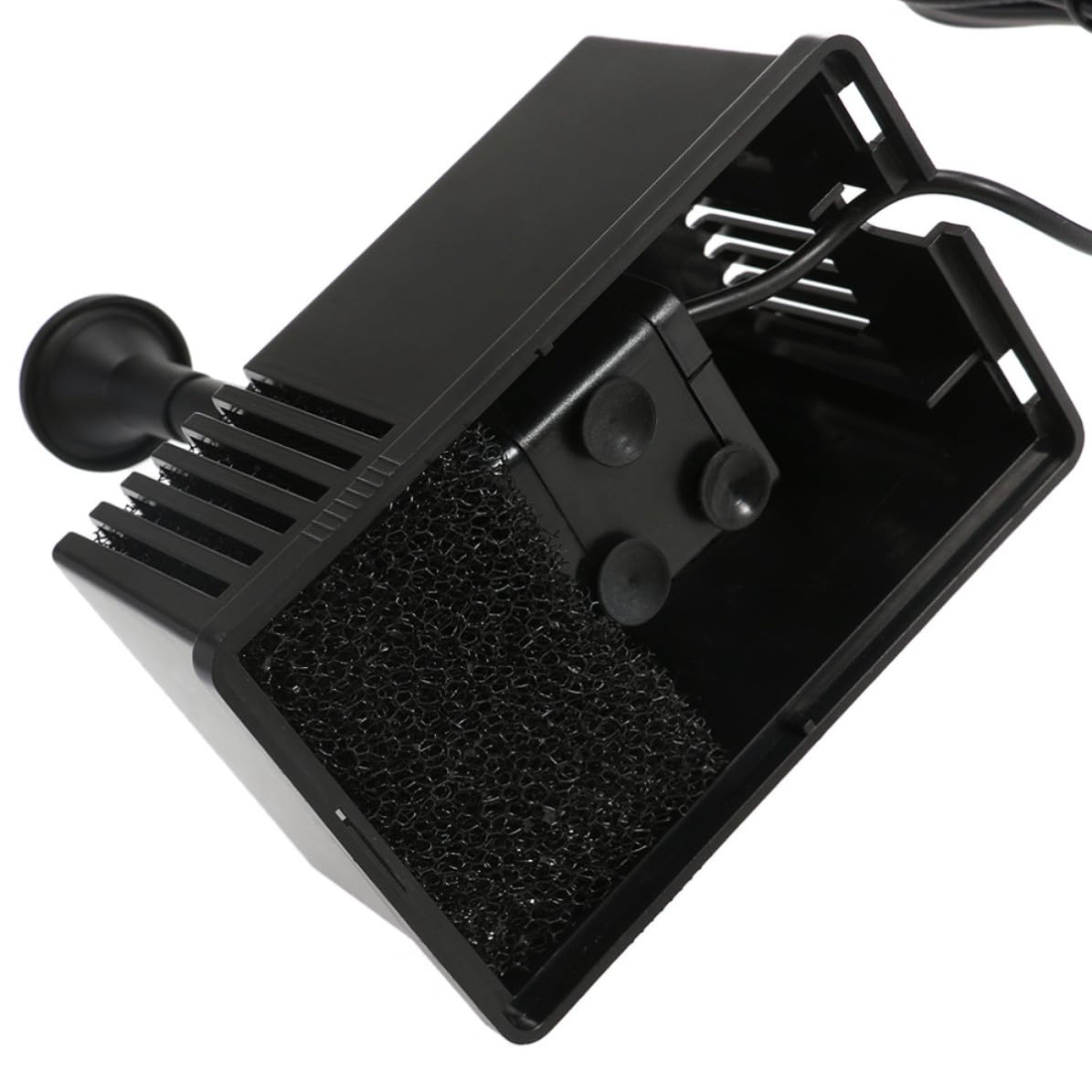 jojofuny Pompa Solare per Fontana 220l/h Resistente al Calore e Sommersa in Plastica per Acquari e Bonsai, per Laghetti e Decorazioni da Giardino