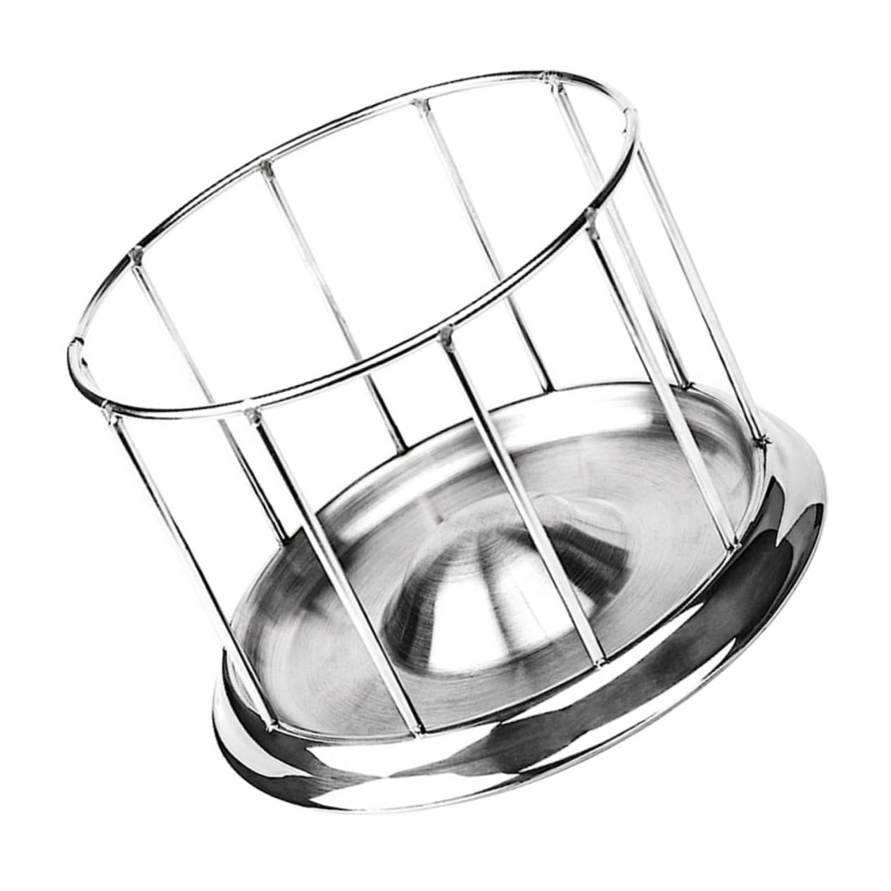 Happyyami Sturdy Stainless Steel Feeder for Tortoises Reptile Food Dispenser Water Dish Pet Supply for