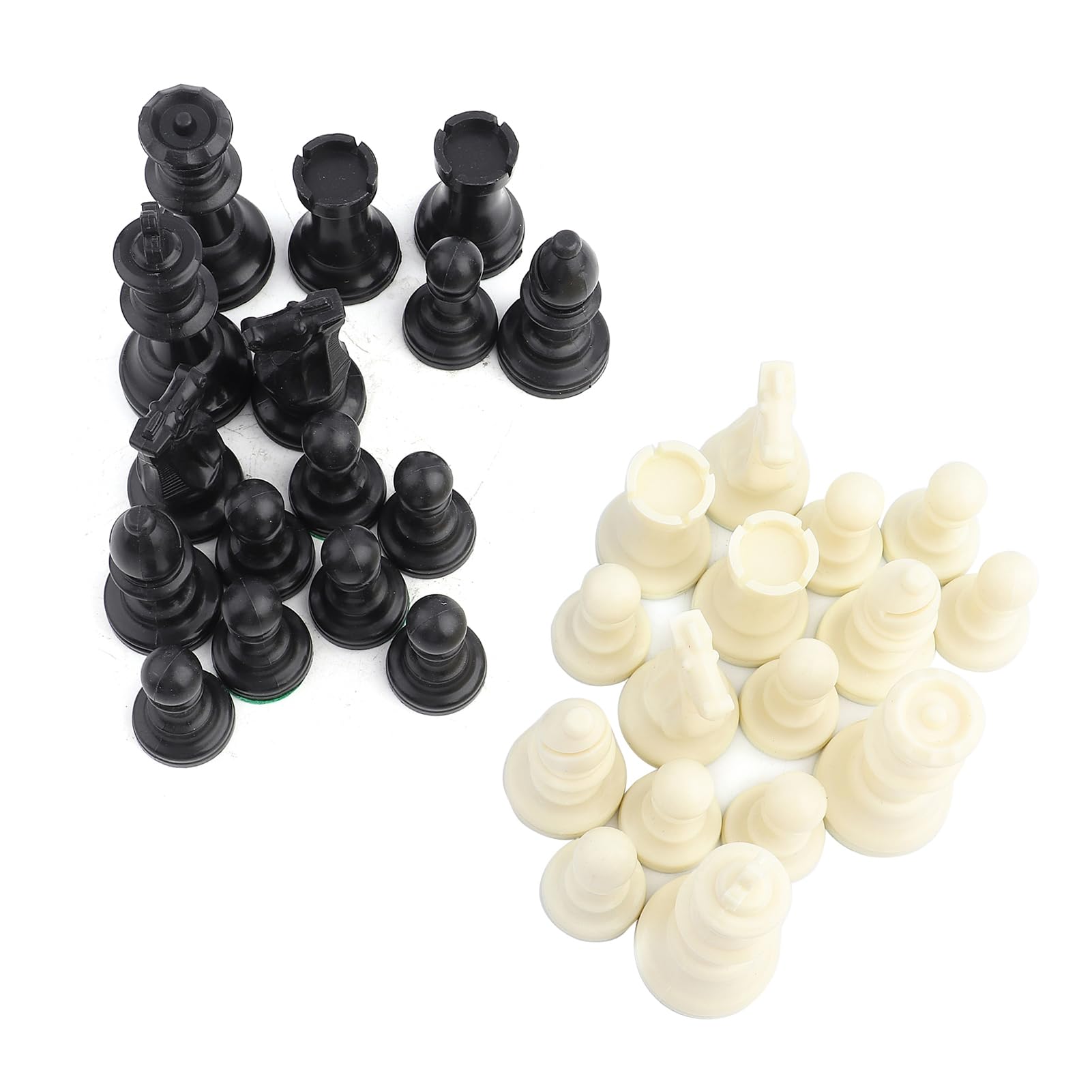 Chess Pieces,pcs Black White Plastic Chess Pieces - Image 4