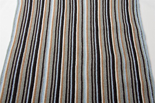 StyleBREAKER sciarpa in maglia da uomo con motivo