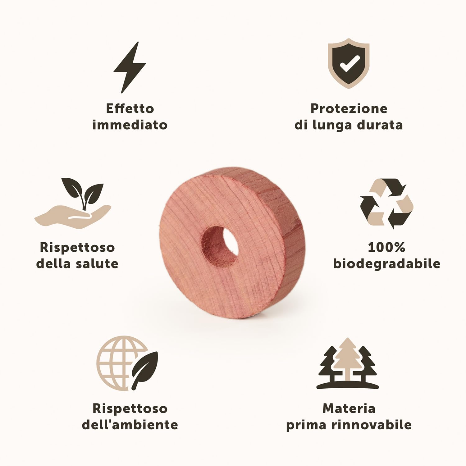 Blumtal Set di 40 Grucce in Legno Bianco – Gancio Rotante a 360° in Metallo, Protezione Antitarme in Legno di Cedro, Rivestimento Antiscivolo e Intagli per Spalle