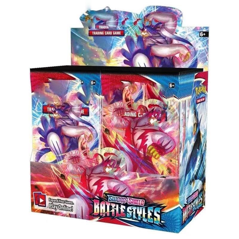 Image of Pokemoon TCG 50 Cardds Bundle | 5 Packs of 10 Random Collectible Trading Cardds | Surprise Cardd Set for Kids & Collectors (Battle Style 5 Pack 50 Cards)