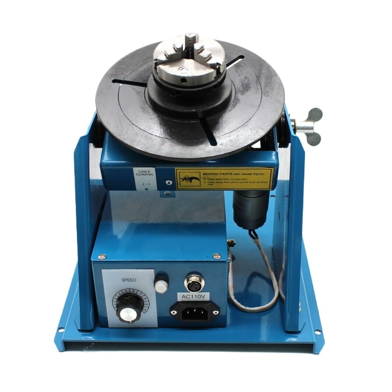 10KG Rotary Welding Positioner Turntable Tilte Table Positioning Machine 0-90º with Mini Chuck Smooth Rotation