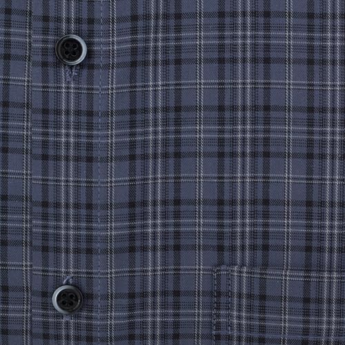 Image of 7-DAYS Men's Premium Checks Formal Shirt - Cotton Rich, Regular Fit, Full Sleeve, with Pocket, Wrinkle Resistant - Stylish Office & Everyday Wear.