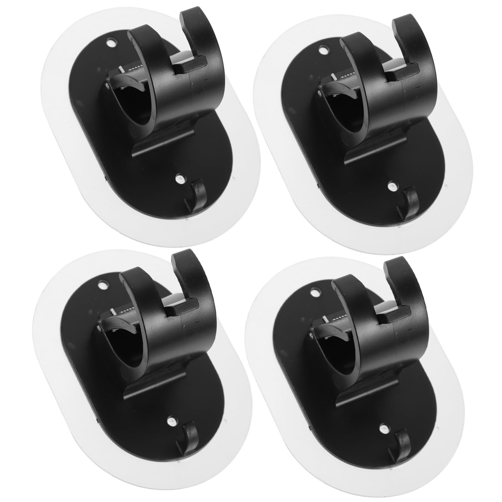 MAGICLULU 3 Ensembles Pinces pour Tringles À Rideaux Crochets Supports Universels pour Tringles À Rideaux Supports De Fixation pour Tringles À Rideaux Supports De Fixation 4 pièces * 3