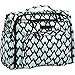 JuJuBe B.F.F Multi-Functional Convertible Diaper Backpack/Messenger Bag, Onyx Collection - Black Diamond