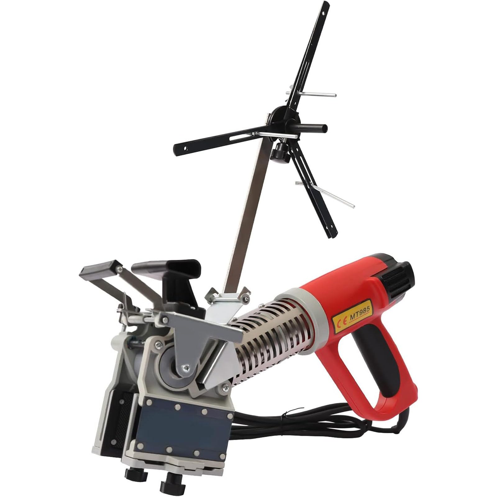 Htdre Portable Edge Bander Woodworking Machine, Curve & Straight Edge Banding, For Sealing Wood Veneer & Plastic Edges, 2000W