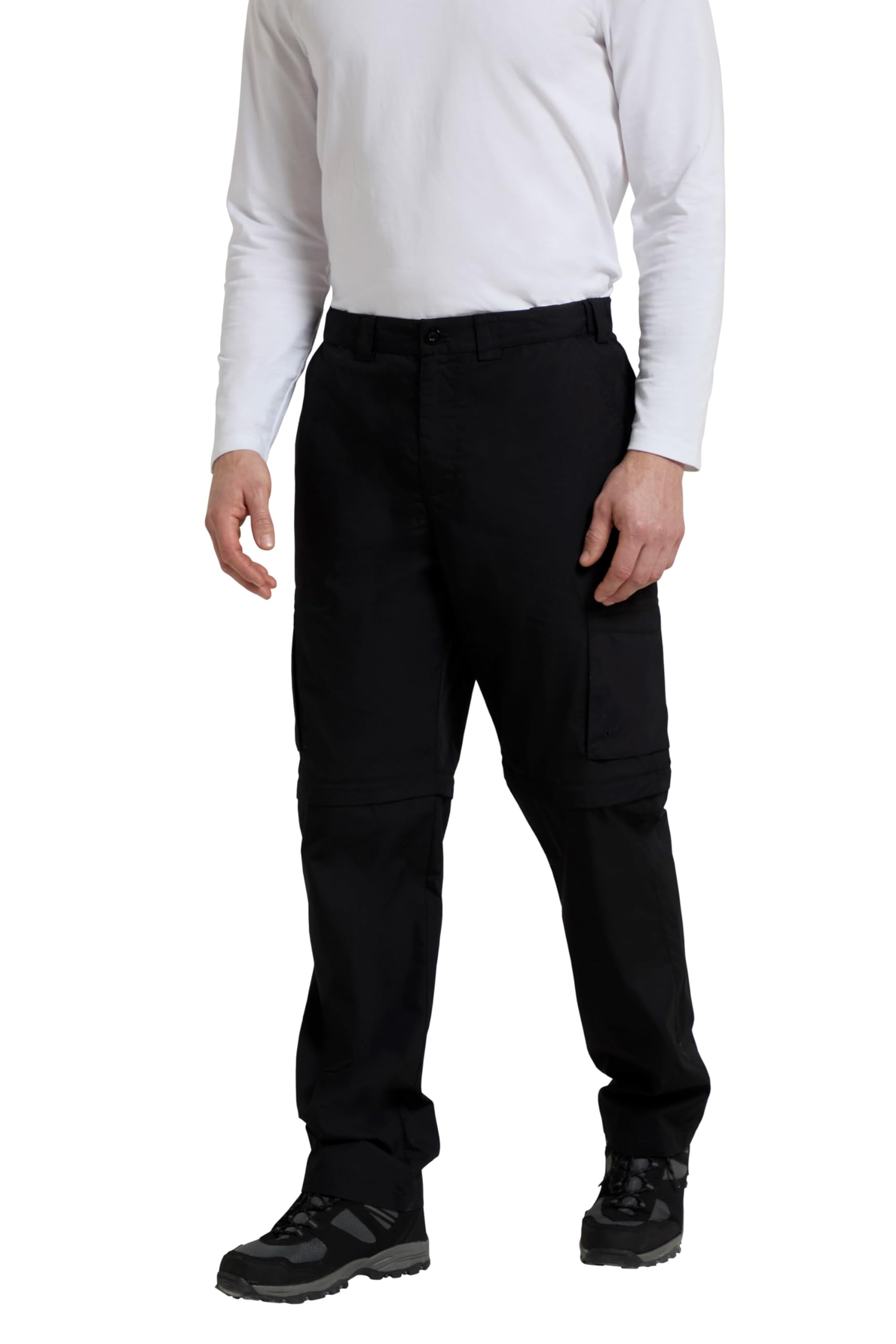 Mountain Warehouse Trek Pantalon zippé pour Homme – Convertible en Short et Confortable, Léger, à séchage Rapide - Voyages, randonnée, Printemps été