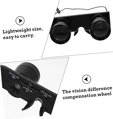 Miniatura 6 de Hemobllo 3 unids telescopio binoculares para niños Mini prismáticos binoculares binoculares bolsillo binocular viaje binocular pequeño binocular