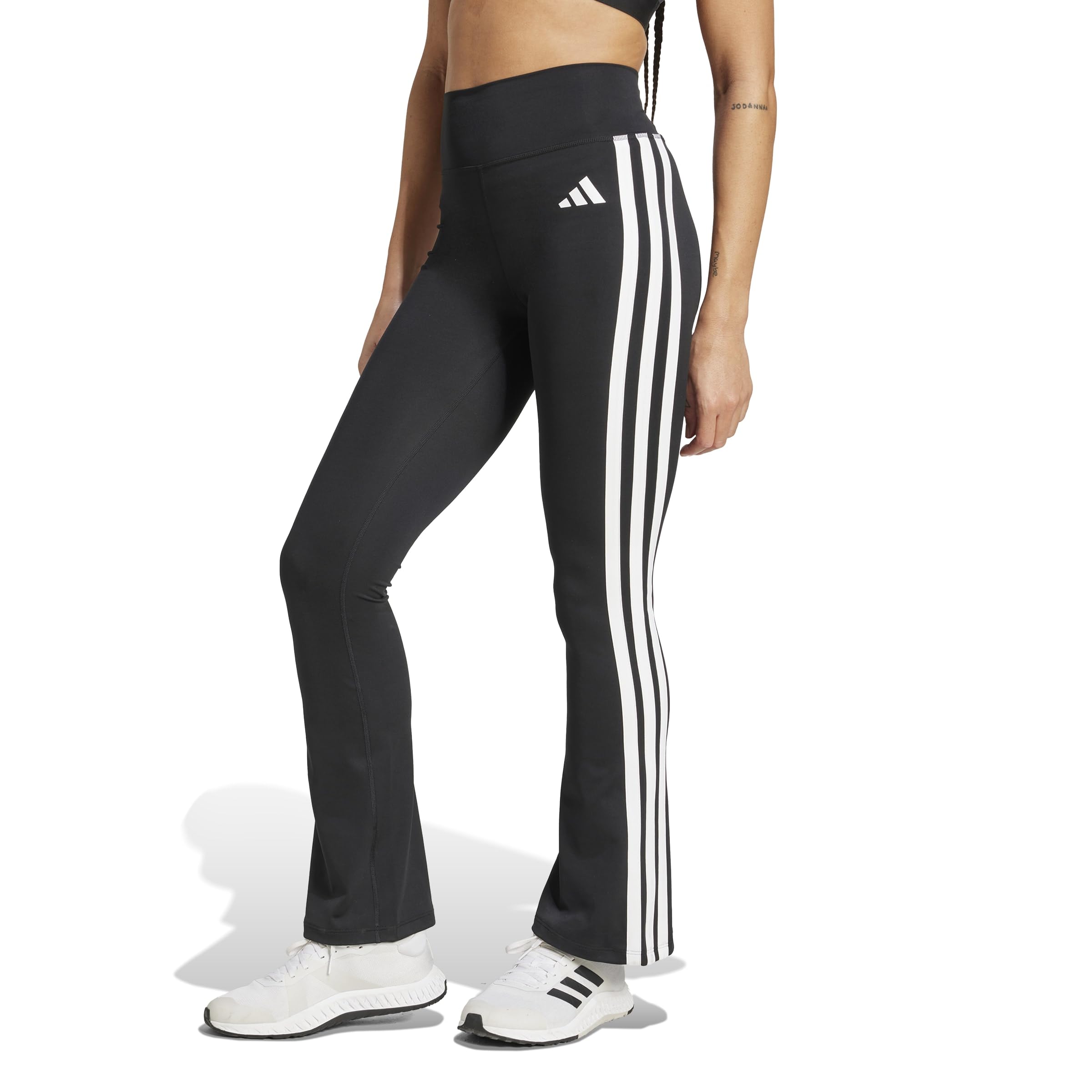 adidas Optime Essentials 3 Stripes Flared Leggings - Rajstopy (1/1) Kobiety