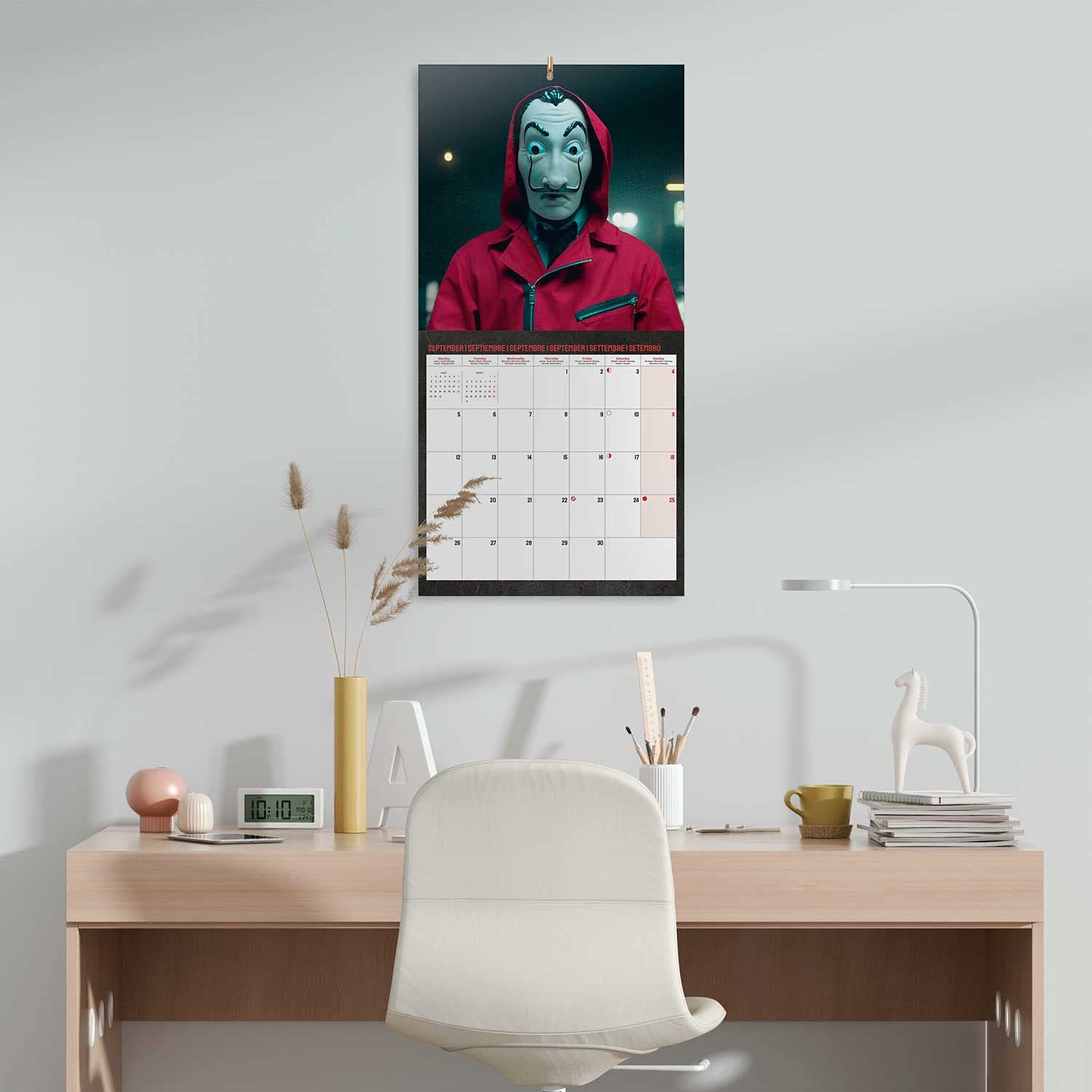Buy Official Money Heist 2022 Wall Calendar, 2022 Calendar, 12" x 12" Square Wall Calendar 2022