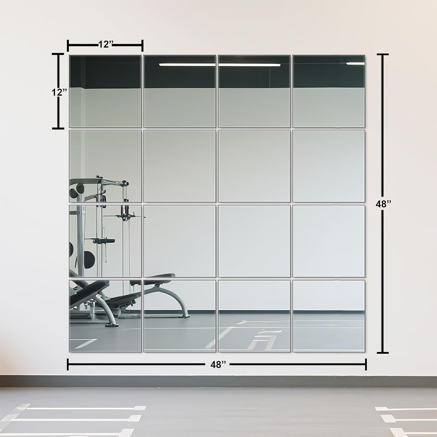 Transform Your Space: Reviews of Wall Mirror Tiles for Home Gym & Decor